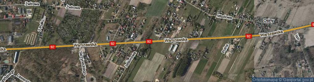 Zdjęcie satelitarne Warszawska ul.
